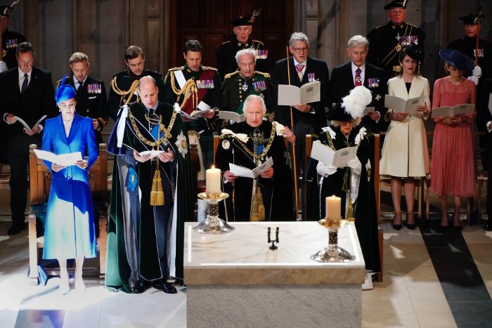 Una imagen de la segunda coronación de Carlos y Camilla