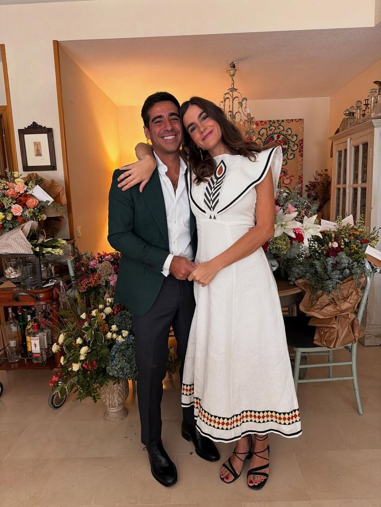 Alberto Herrera y Blanca Llandres Parejo antes de su boda