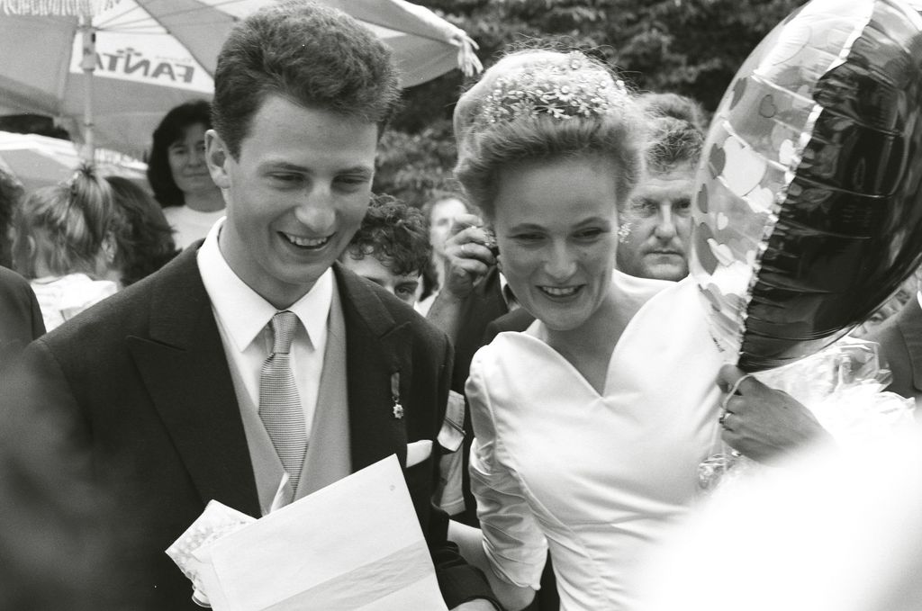 La boda de los príncipes Alois de Liechtenstein y Sofía de Baviera en 1993