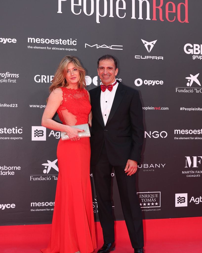 Marc Gené, con su pareja, Cristina Mur