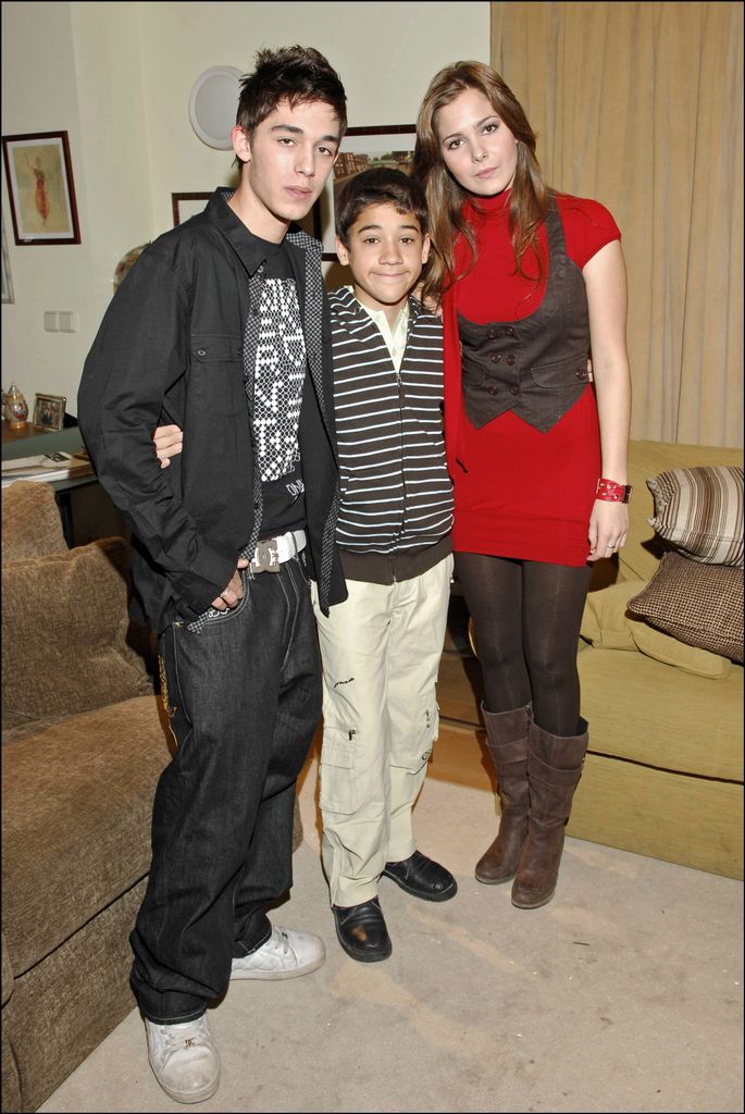 Los actores Víctor Elías, Jorge Jurado y Natalia Sánchez en 2007


