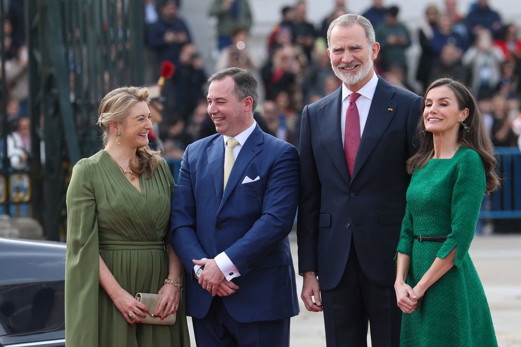 Los Reyes reciben a los Grandes Duques de Luxemburgo