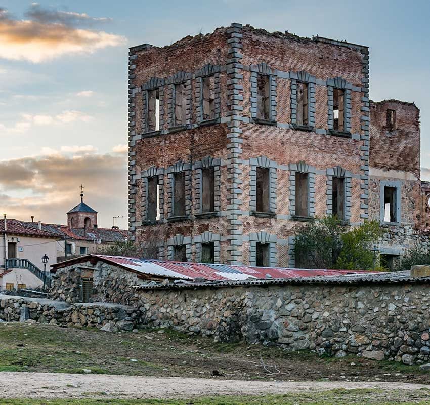 Ruinas de la Casa del Bosque de Valsaín, Segovia