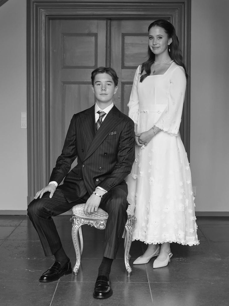 Fotos oficiales de la Confirmación de Vincent y Josephine de Dinamarca