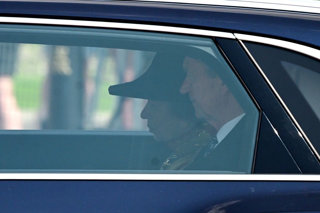 La princea Ana y su marido Sir Tim Laurence en el Trooping the Colour de 2025