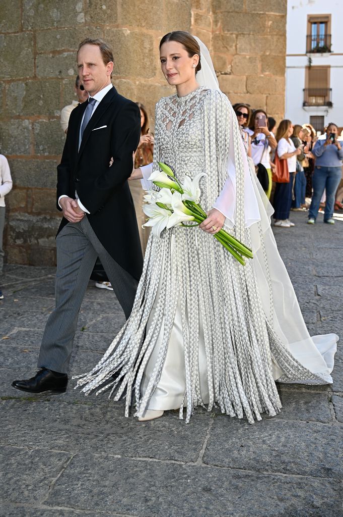 Boda de Fernando Palazuelo y Micaela Belmot en Cáceres, 2025. 