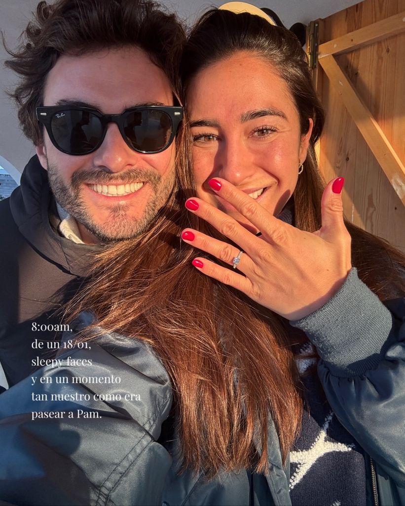 Coco y Valentí el día que anunciaron su compromiso