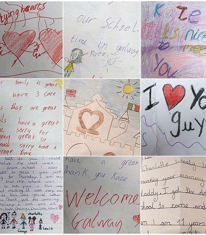 Los duques de Cambridge agradecen el cariño de los irlandeses con una foto inédita 