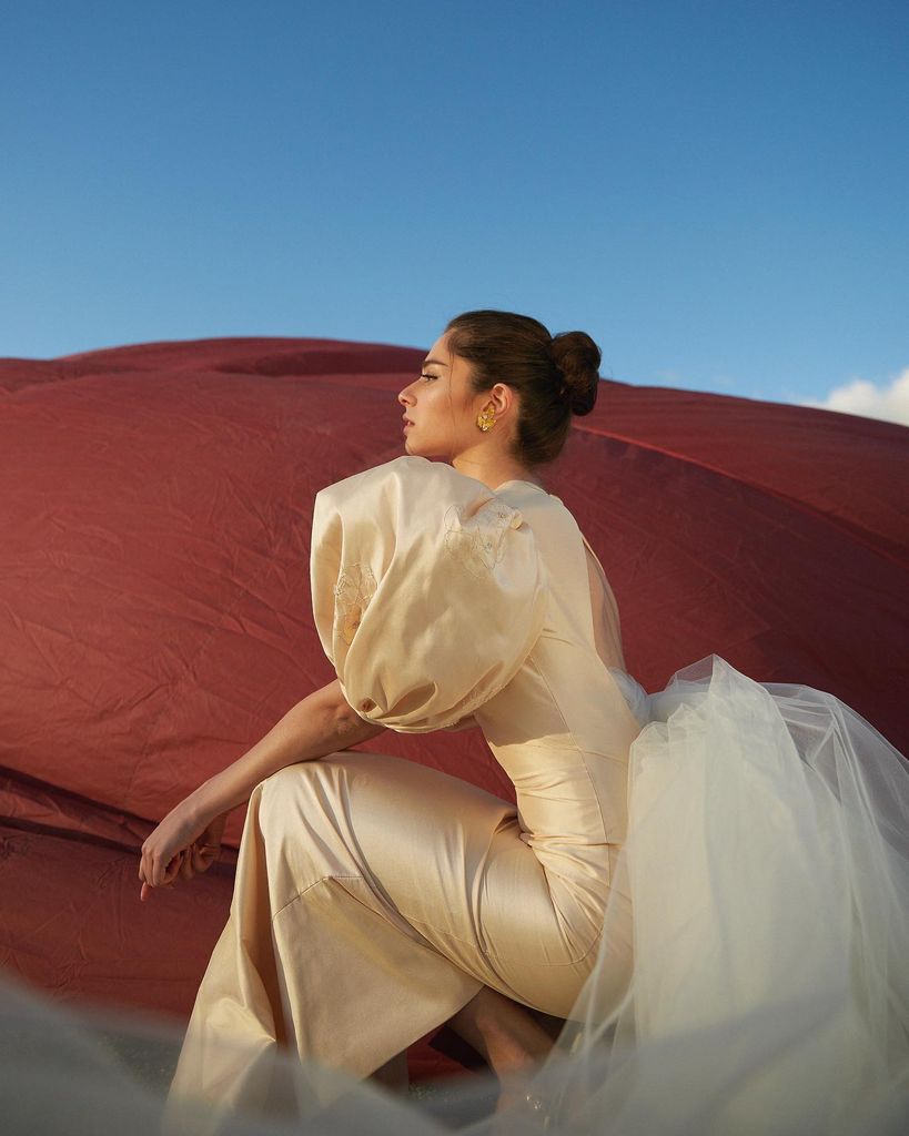 Vestido de novia de Paloma Reguillo