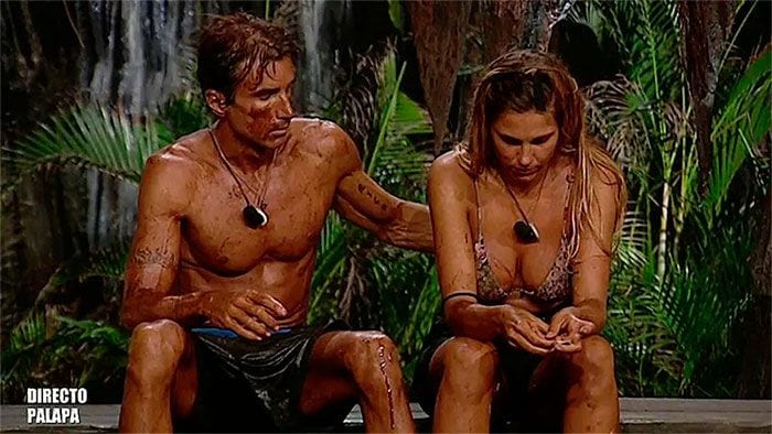 Hugo e Ivana en Supervivientes