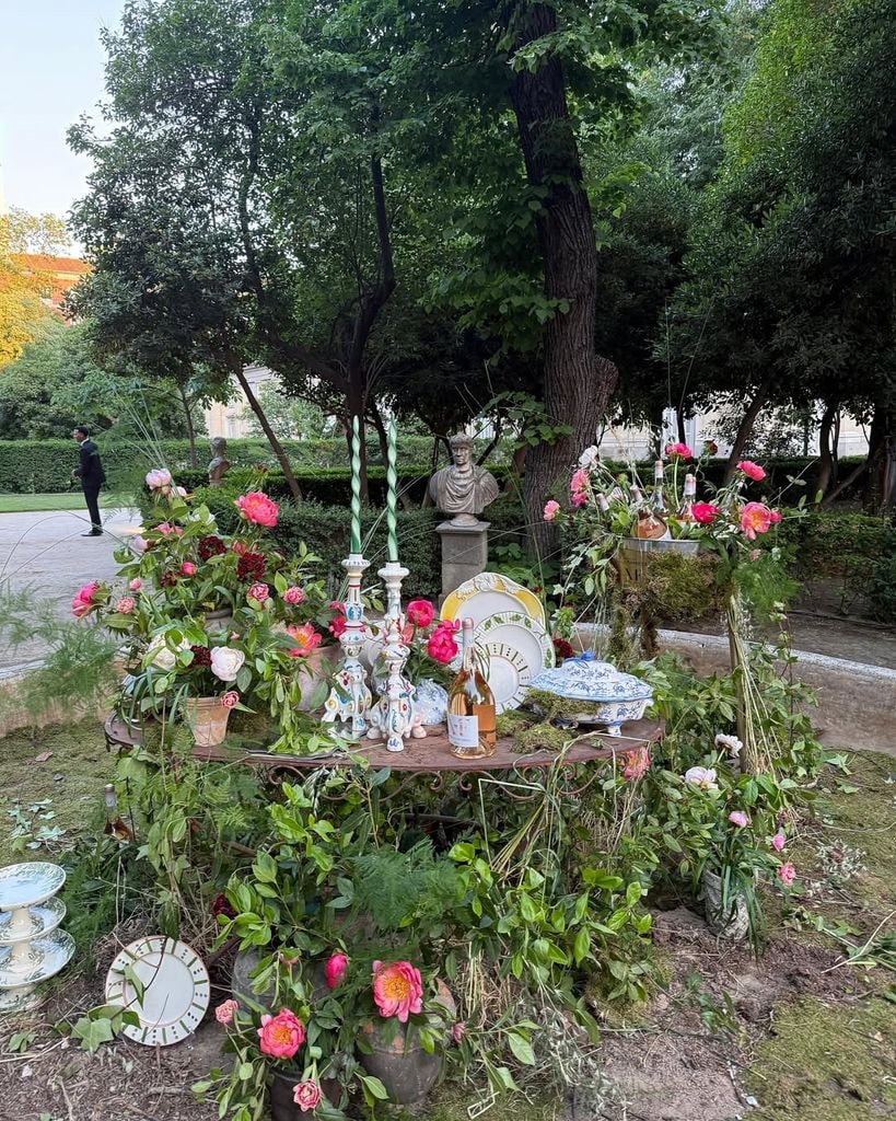 Tamara Falcó en el Palacio de Liria