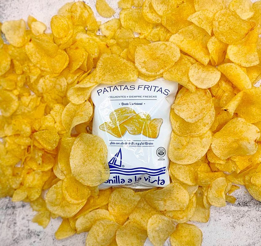 Bolsa y patatas fritas