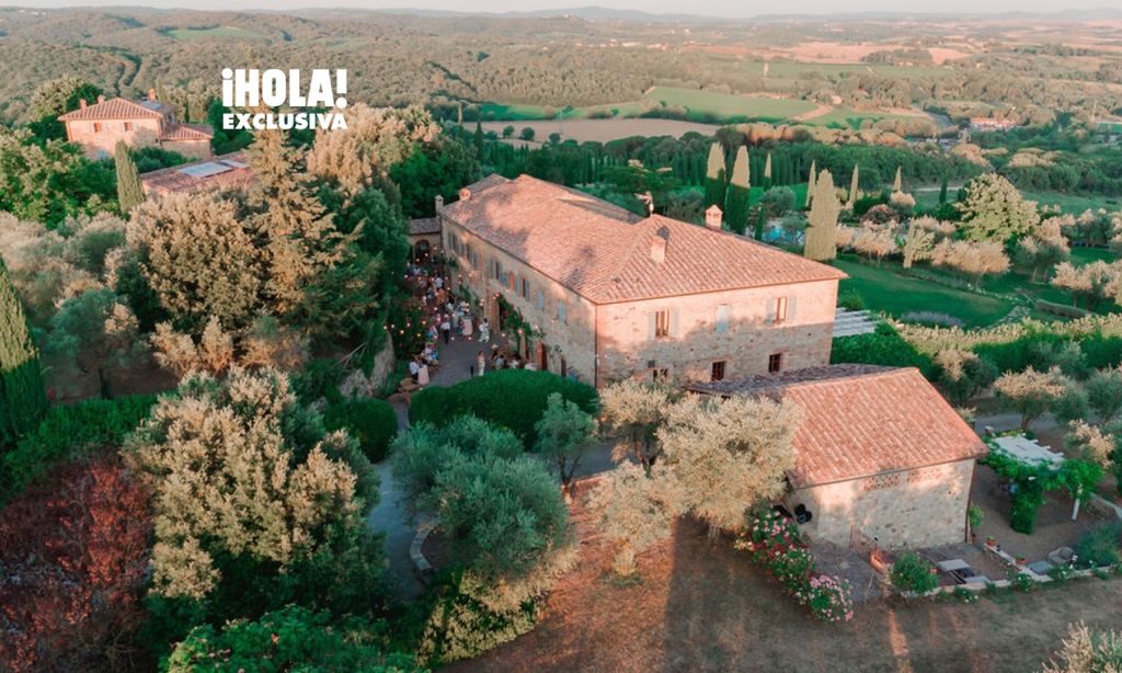La boda se llevó a cabo en Siena, ciudad ubicada en La Toscana