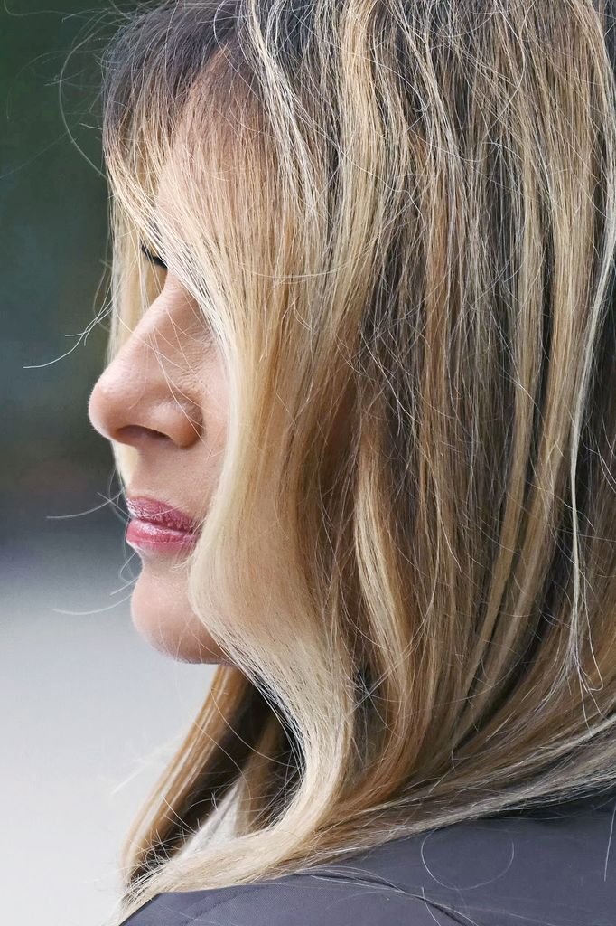 Las nuevas mechas de Melania Trump