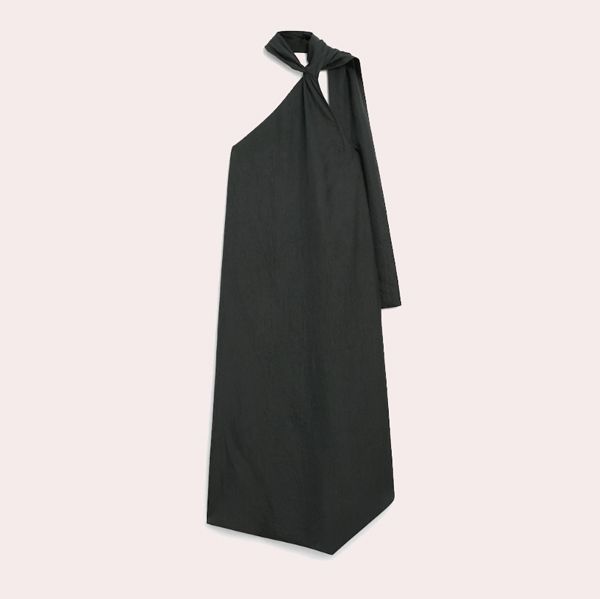 VESTIDO DETALLE CUELLO LAZADA
