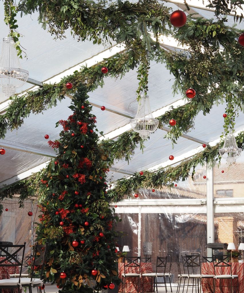 Decoración de bodas de Navidad árbol