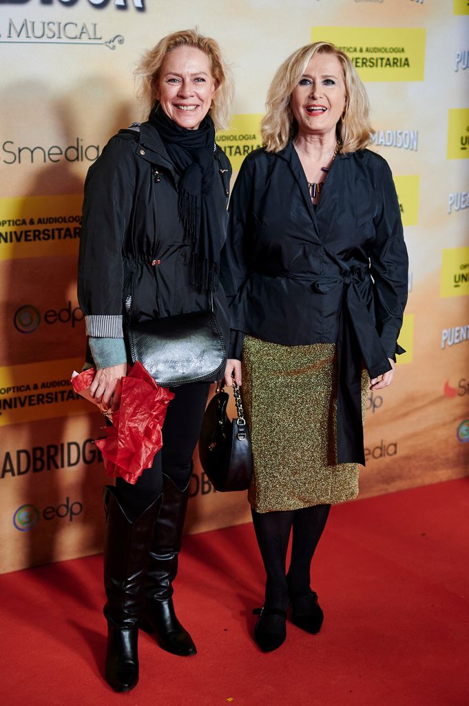 La presentadora, junto a Nieves Herrero en 2022
