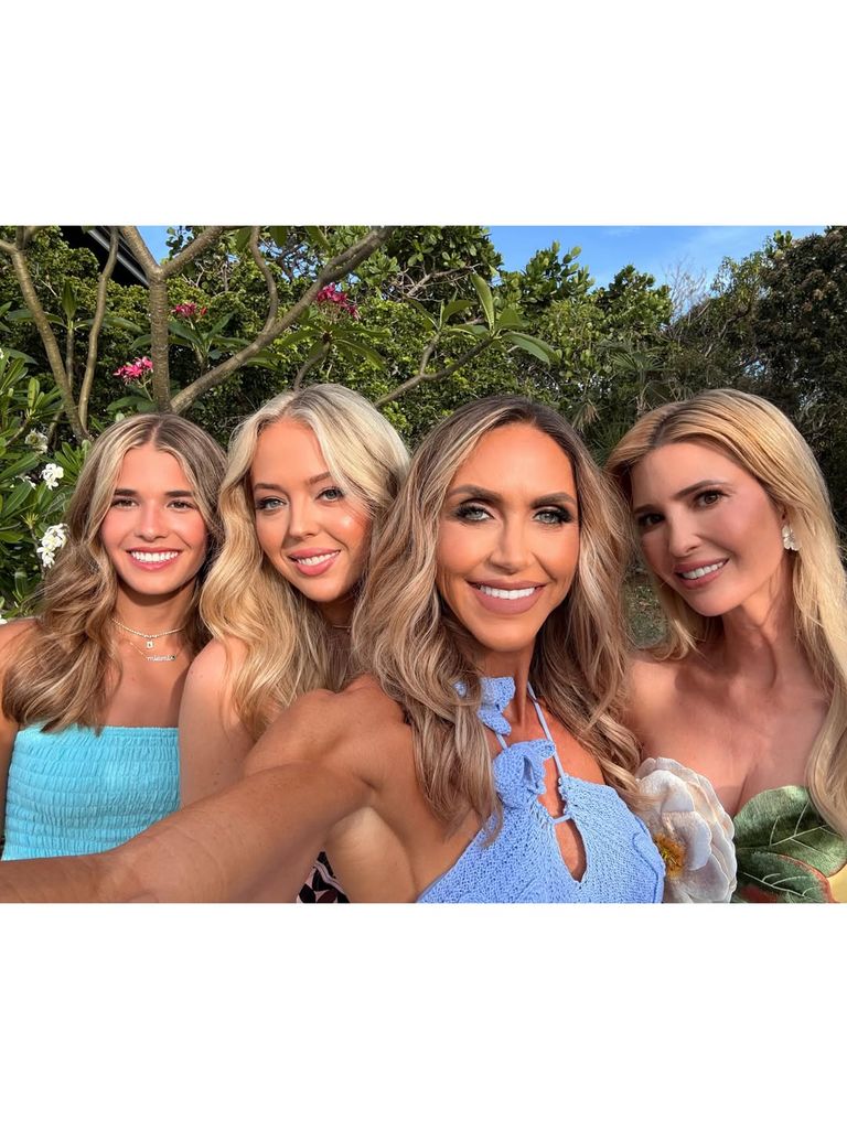 Kai, Tiffany, Lara e Ivanka Trump en la escapada familiar a Las Bahamas.