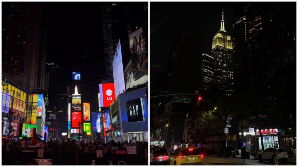 Claudia Martín compartió unas postales desde Nueva York.