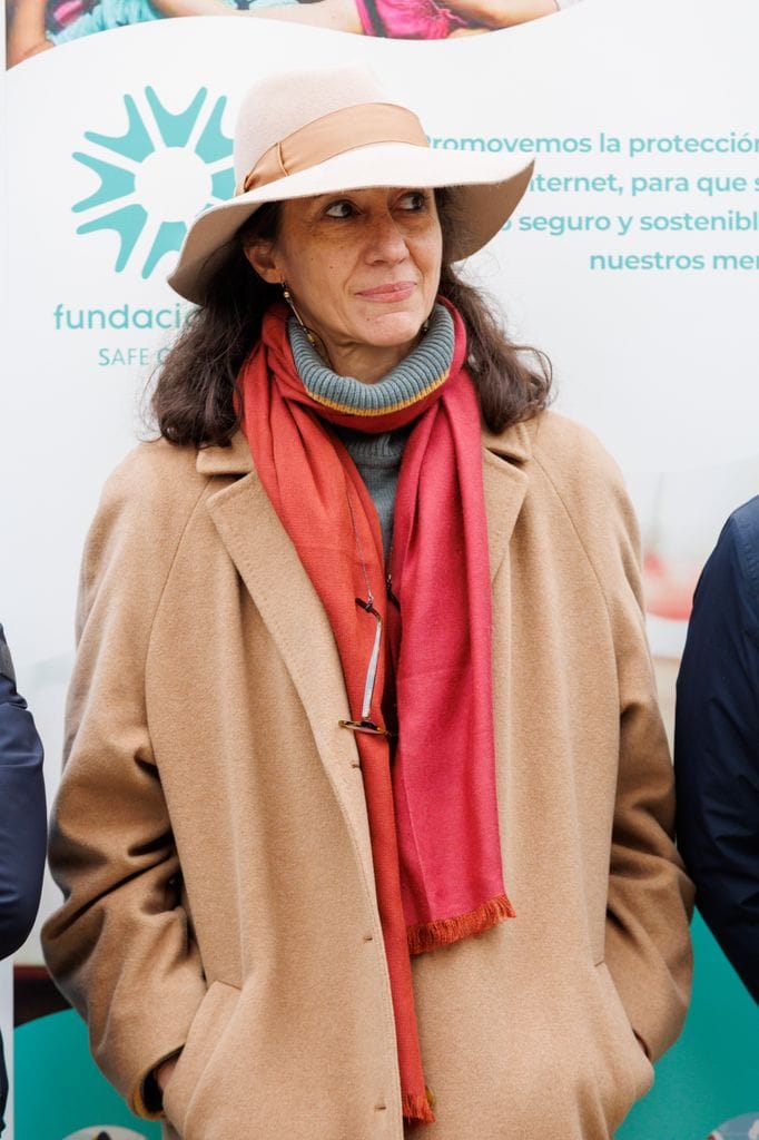 Claudia Stilianopoulos en un momento de la presentación