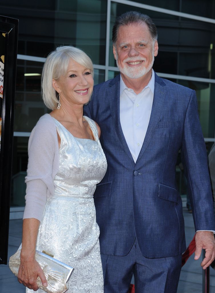 Helen Mirren y su marido,Taylor Hackford, durante una presentación en Los Ángeles en 2010.