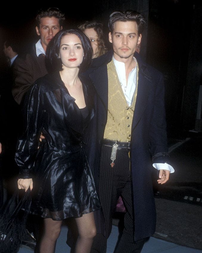 Johnny Depp y Winona Ryder