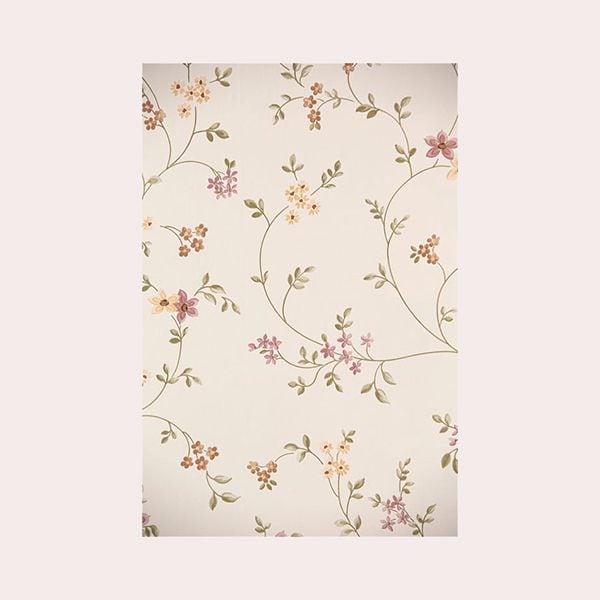 Papel pintado vinilo aplicación cola en pared Floral vegetal Vlies Leroy Merlin