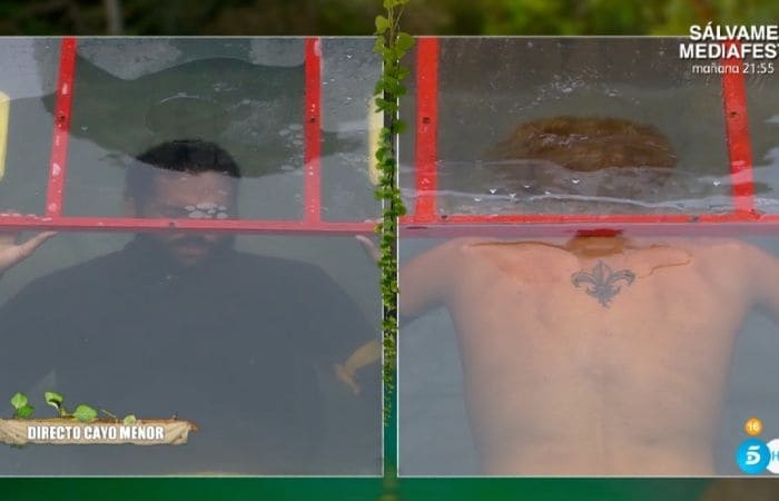 Yulen e Ignacio en la prueba de apnea 