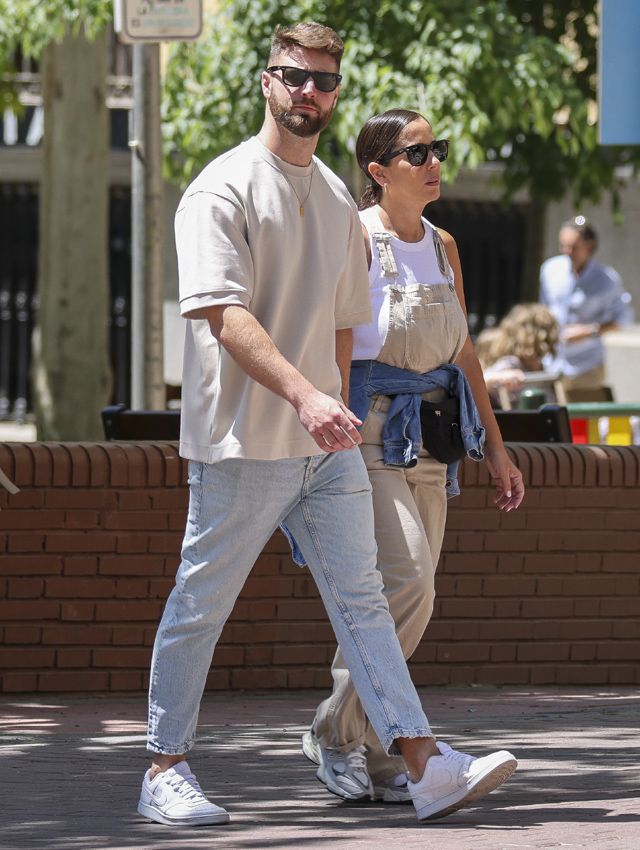 Anabel Pantoja con su novio, el fisioterapeuta David Rodríguez