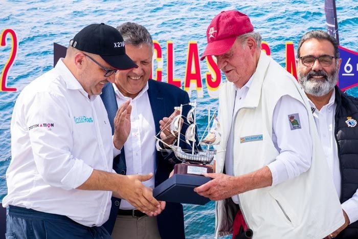 El rey Juan Carlos en Sanxenxo