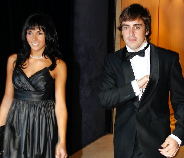 Raquel del Rosario y Fernando Alonso