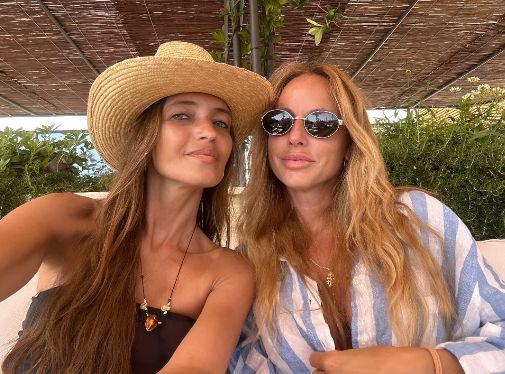 Sara Carbonero, con su amiga Cristina