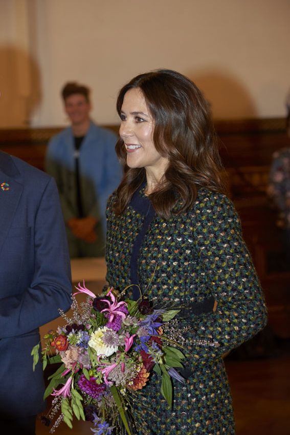 Mary de Dinamarca con look de Prada