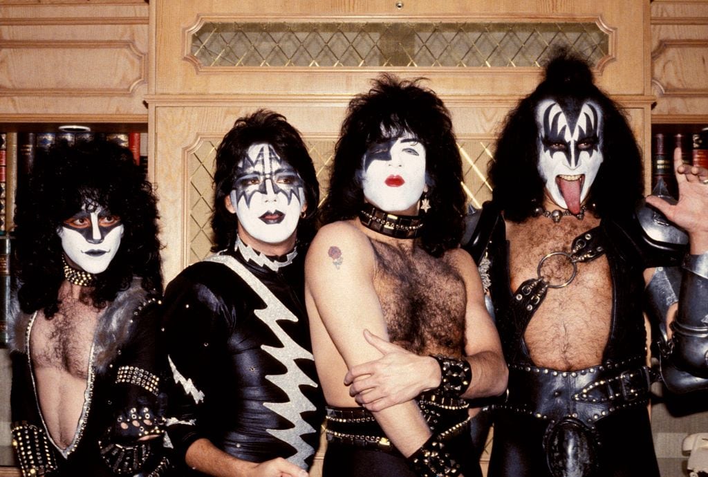 Eric Carr, Ace Frehley, Paul Stanley y Gene Simmons