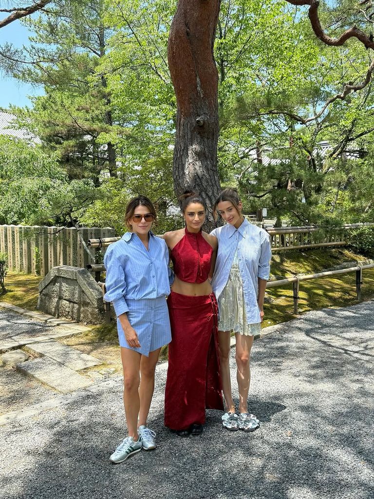 Aislinn Derbez y Karla Souza coincidieron con la actriz española María Pedraza. 