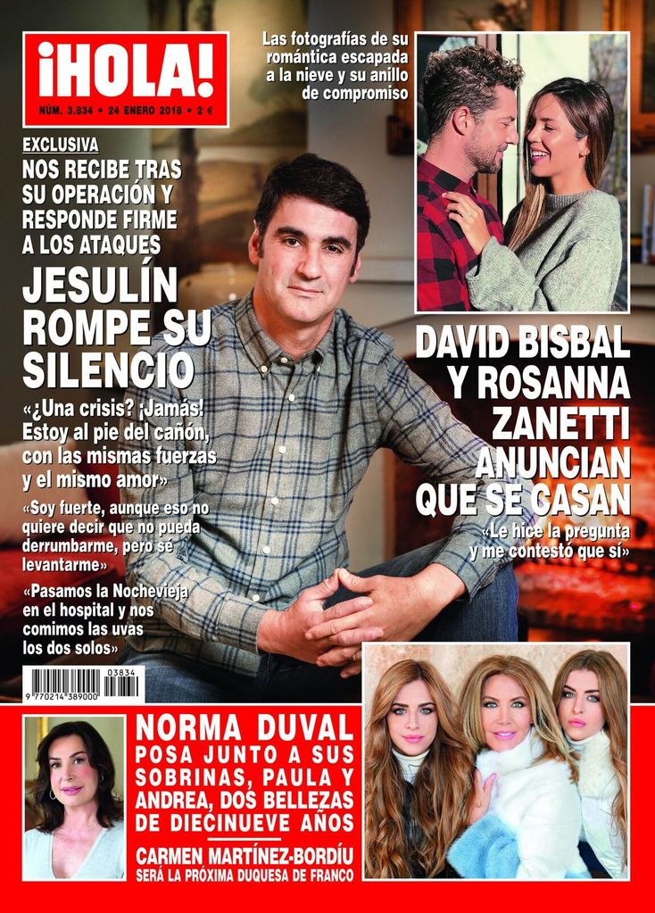 Portada HOLA3834 4 ENERO 2018. Casa Norma Duval Segovia.