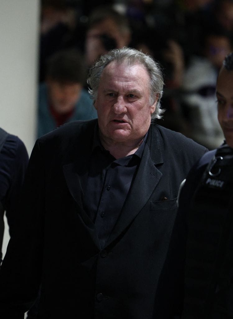 Gerard Depardieu en el juicio por agresión sexual