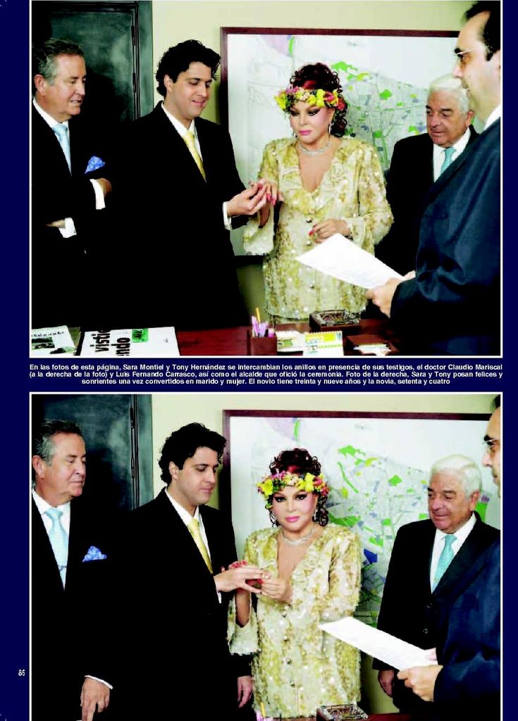 Boda Sara Montiel