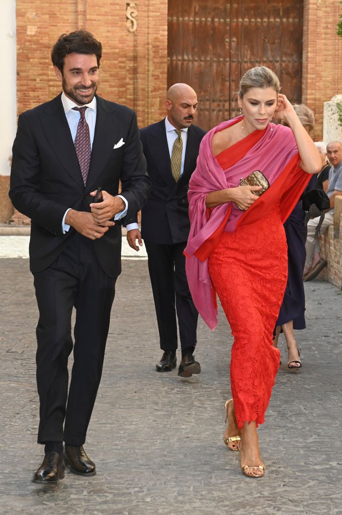 Manuela Villena en la boda de Julia Bolaños y José María Ramírez-Cárdenas y Cabello de los Cobos