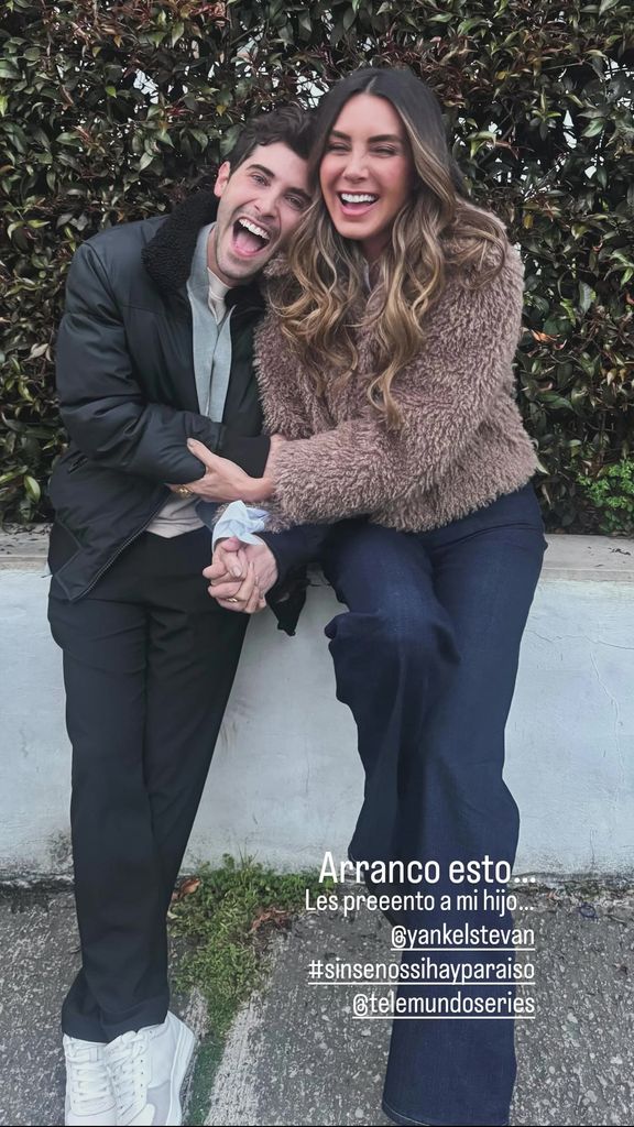 Elizabeth Gutiérrez presentó a su hijo en la ficción en 'Sin Senos Sí Hay Paraíso'.