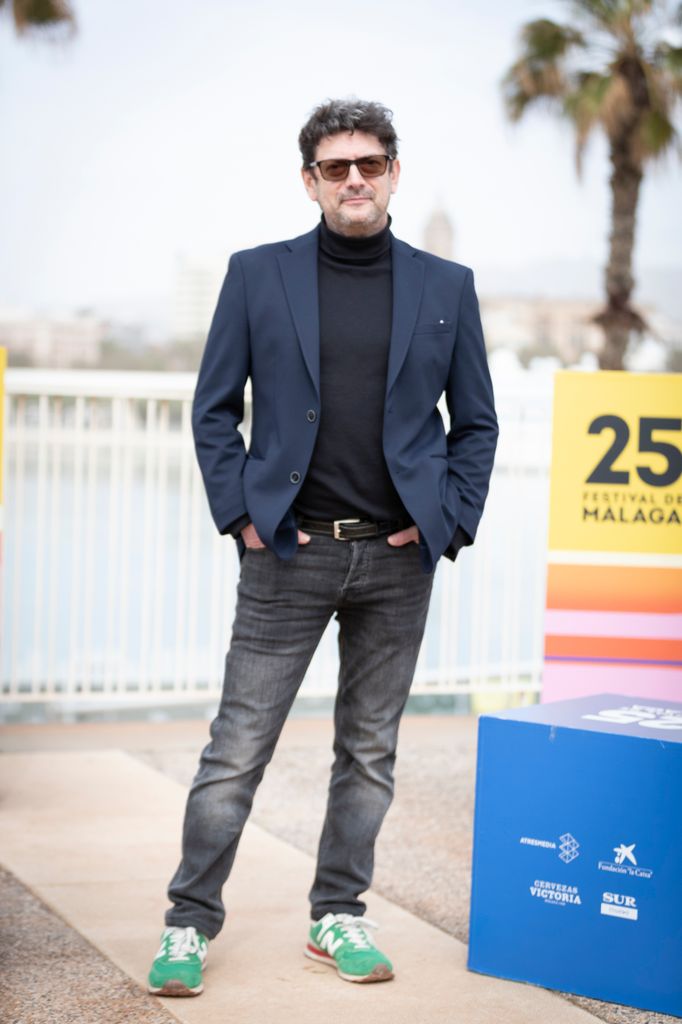 Manolo Solo estrenando 'Llenos de gracia' en el Festival de Cine de Málaga en marzo de 2022