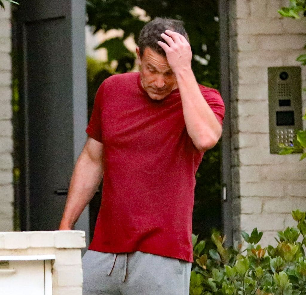 Ben Affleck en Los Ángeles sin su sortija de matrimonio