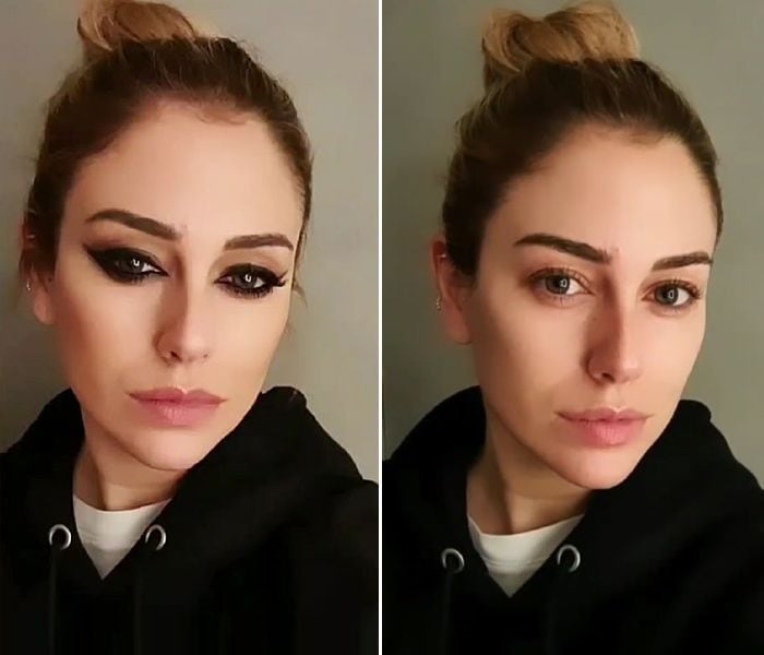 Blanca Suárez: así es con y sin maquillaje