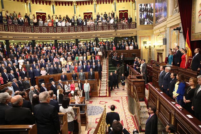 Los Reyes presiden el 40º aniversario de las primeras elecciones democráticas