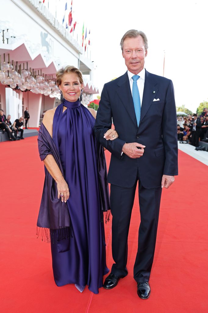 Henri y María Teresa de Luxemburgo en el Festival de Venecia de 2024