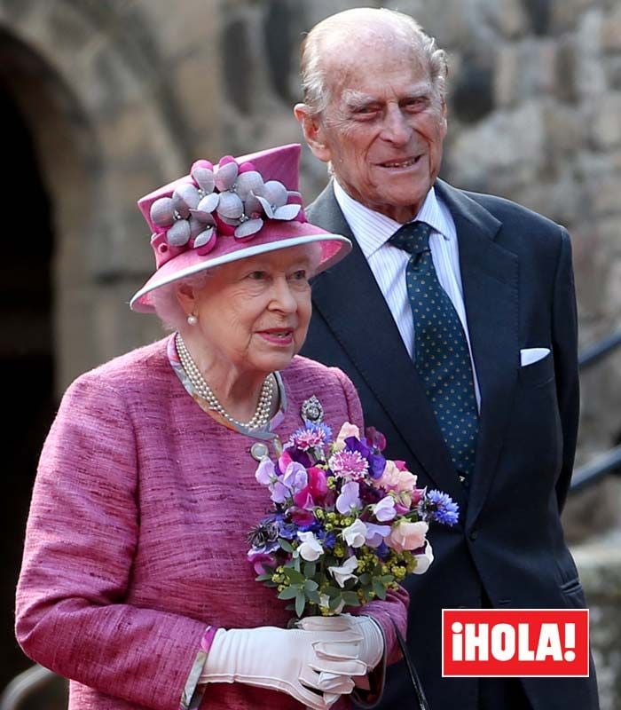 La reina Isabel II y el duque de Edimburgo