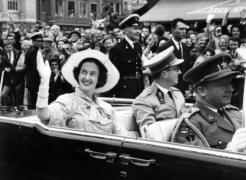Fabiola de Bélgica con el rey Balduino