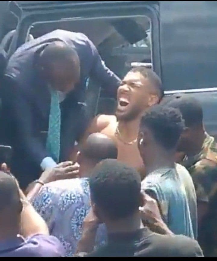 Joshua, en el momento del accidente