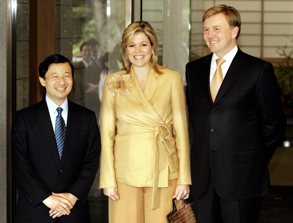Naruhito de Japón recibió en solitario a los entonces príncipes holandeses hace ya dos décadas