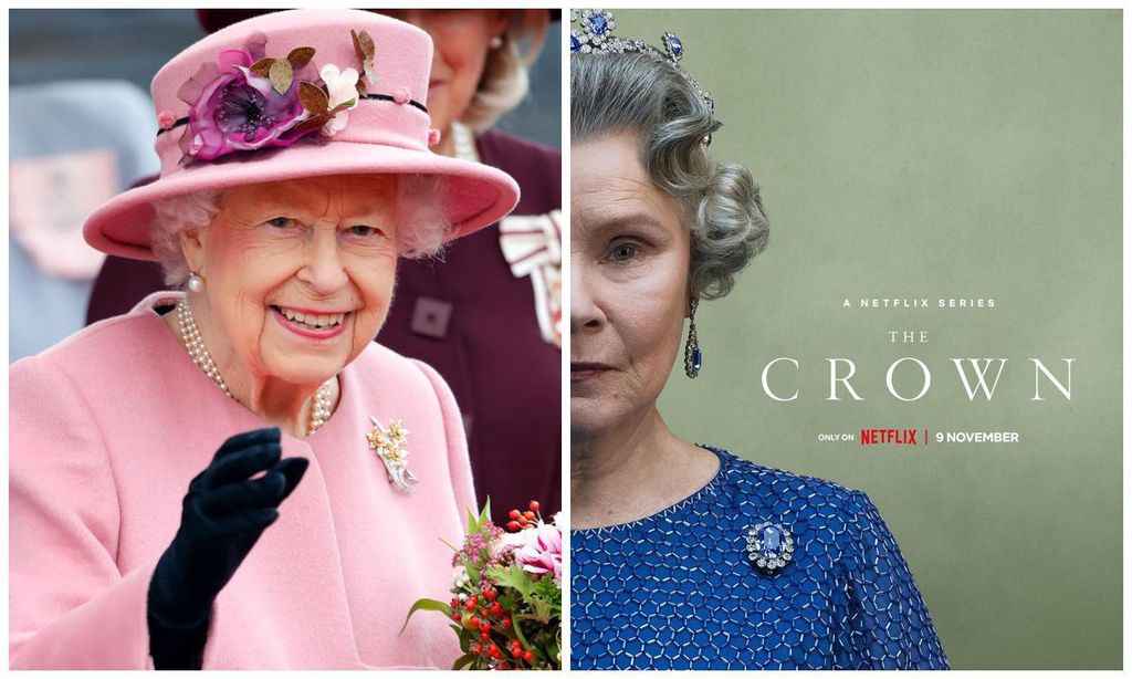 imelda staunton como la reina isabel ii